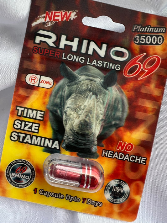 Rhino pastilla vigorizante para El